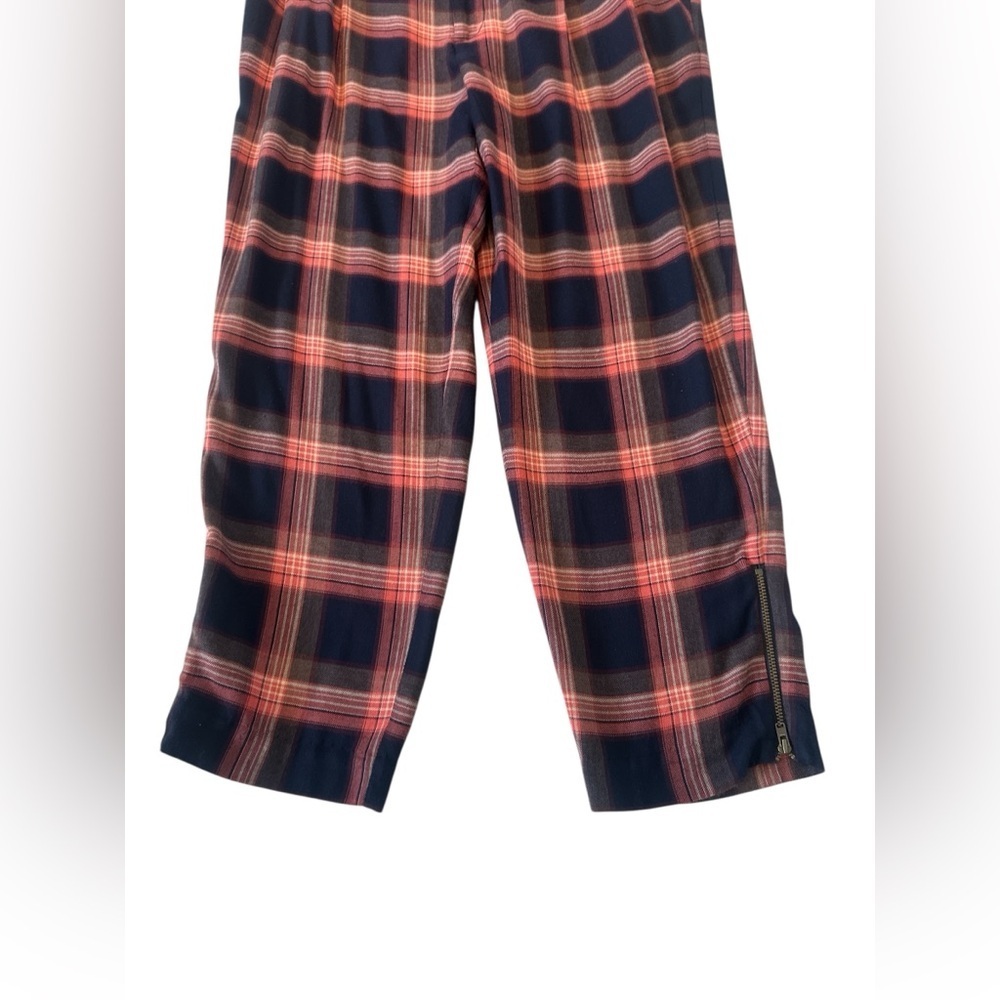 Anthropologie Cartonnier Tartan Plaid Cropped Pants - Picture 9 of 14